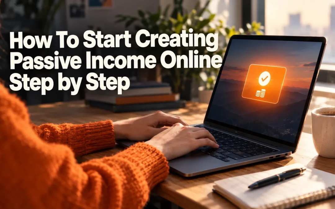 How To Start Creating Passive Income Online Step by Step
