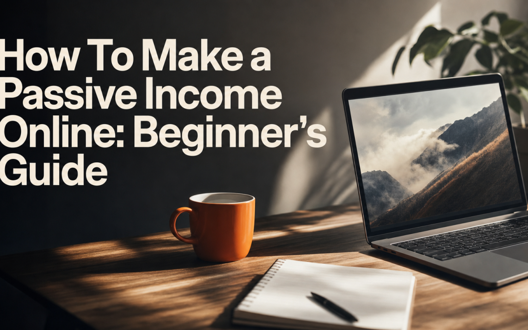 How To Make a Passive Income Online: Beginner’s Guide