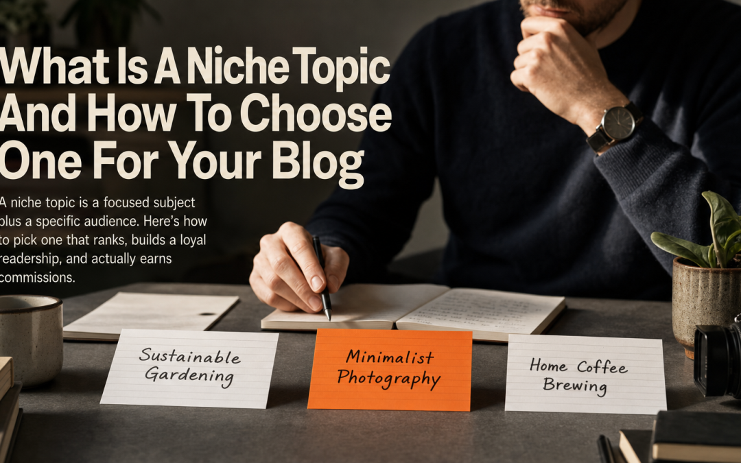 What Is A Niche Topic And How To Choose One For Your Blog