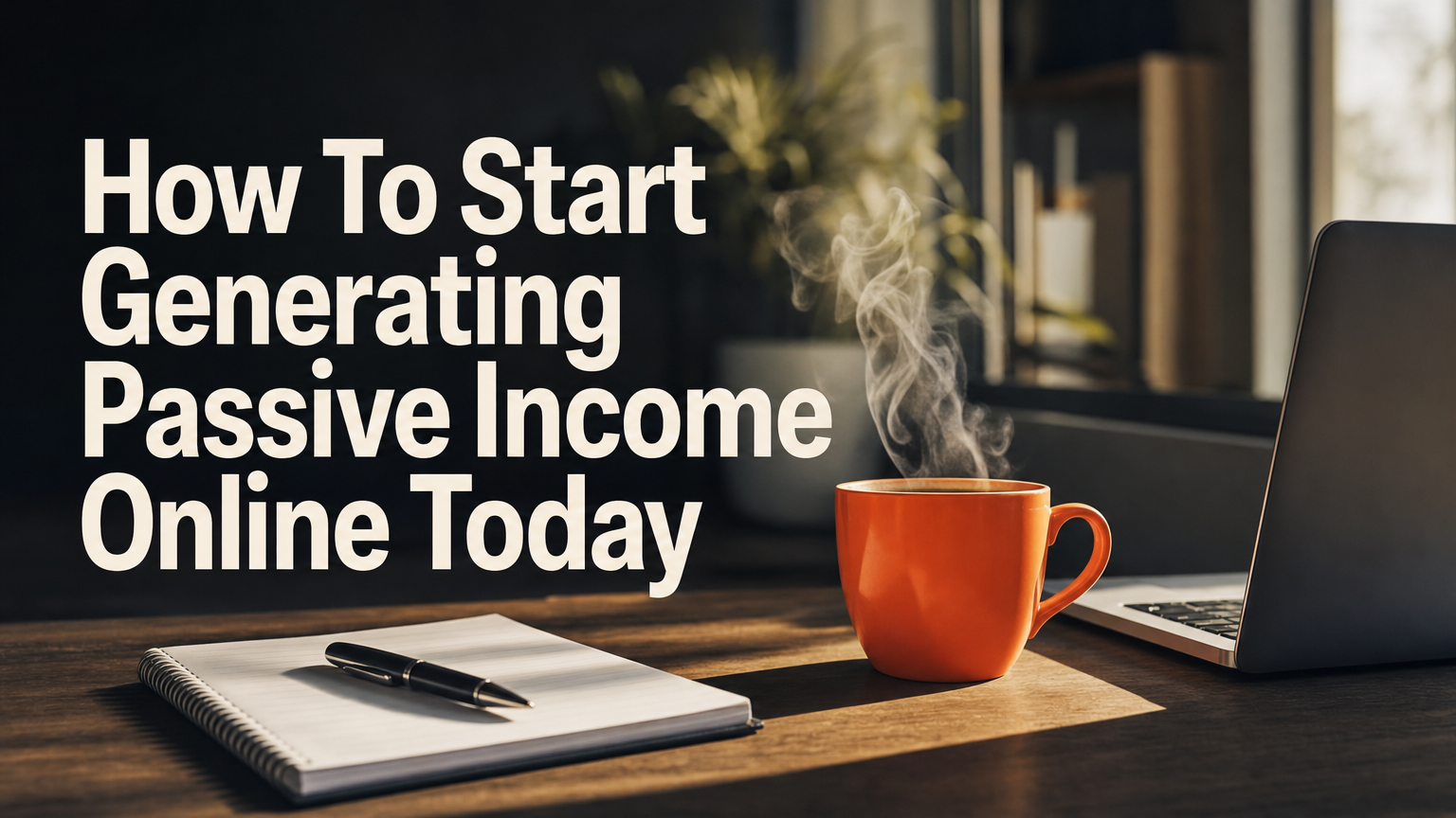 How To Start Generating Passive Income Online Today
