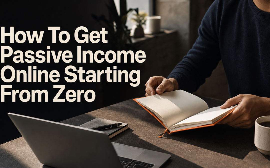 How To Get Passive Income Online Starting From Zero