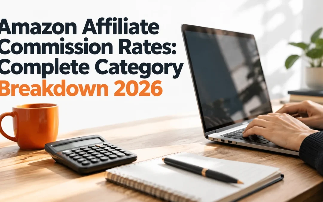 Amazon Affiliate Commission Rates: Complete Category Breakdown 2026