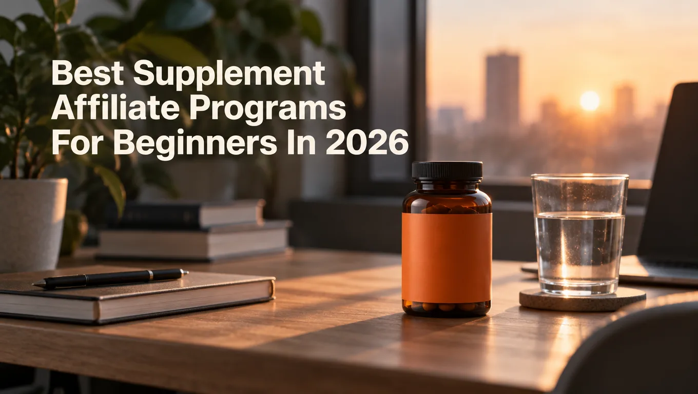 Best Supplement Affiliate Programs For Beginners In 2026