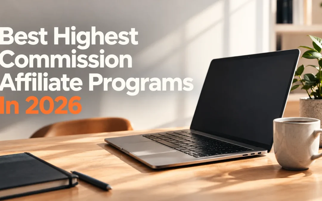 Best Highest Commission Affiliate Programs In 2026